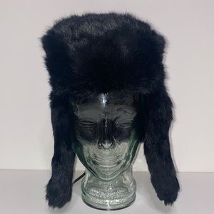 Crown Cap Winnipeg-Canada Rabbit Full Fur Russian Style Cap